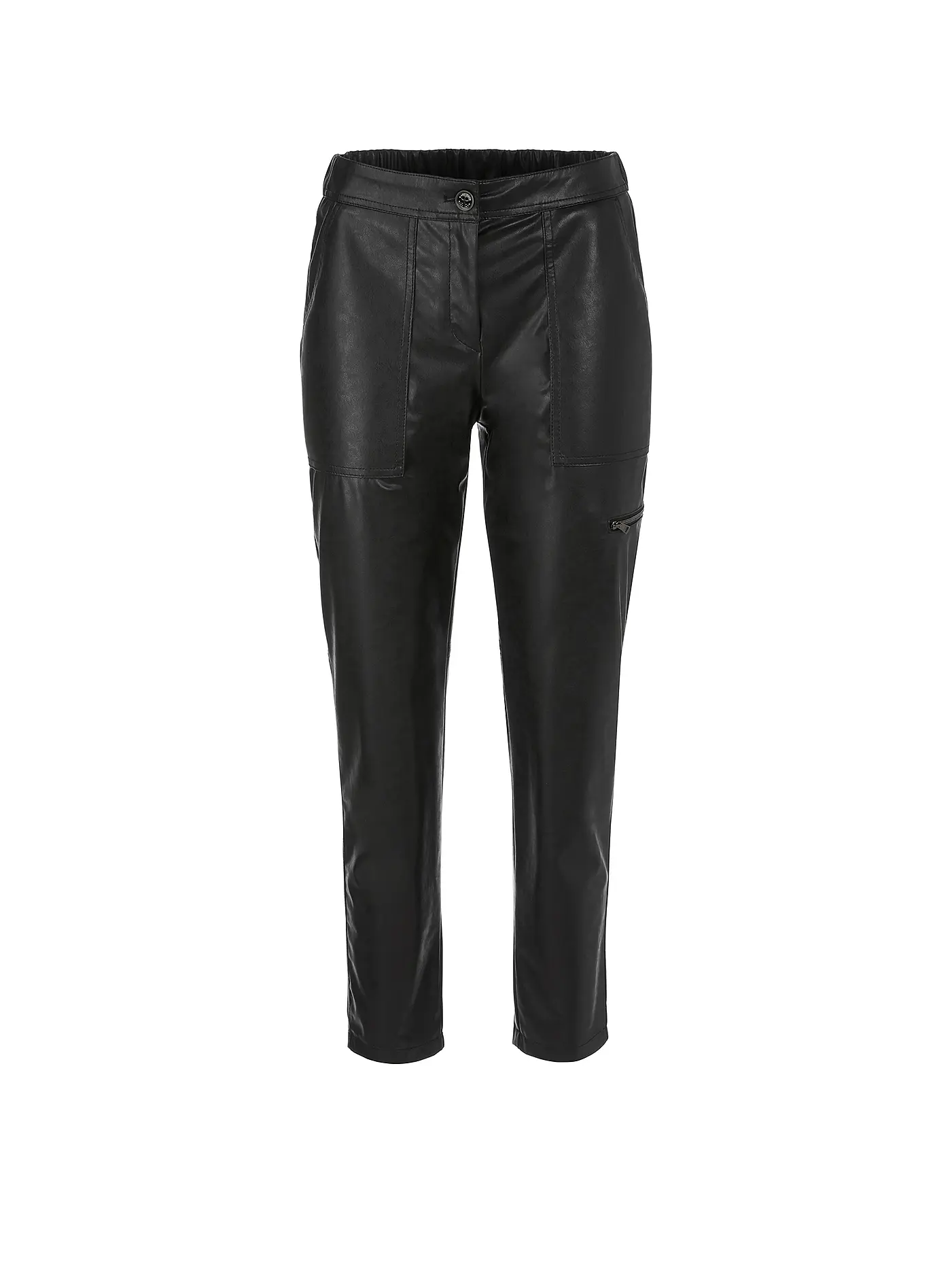 MARC CAIN | Hose in Lederoptik 7/8 FRANCA | 